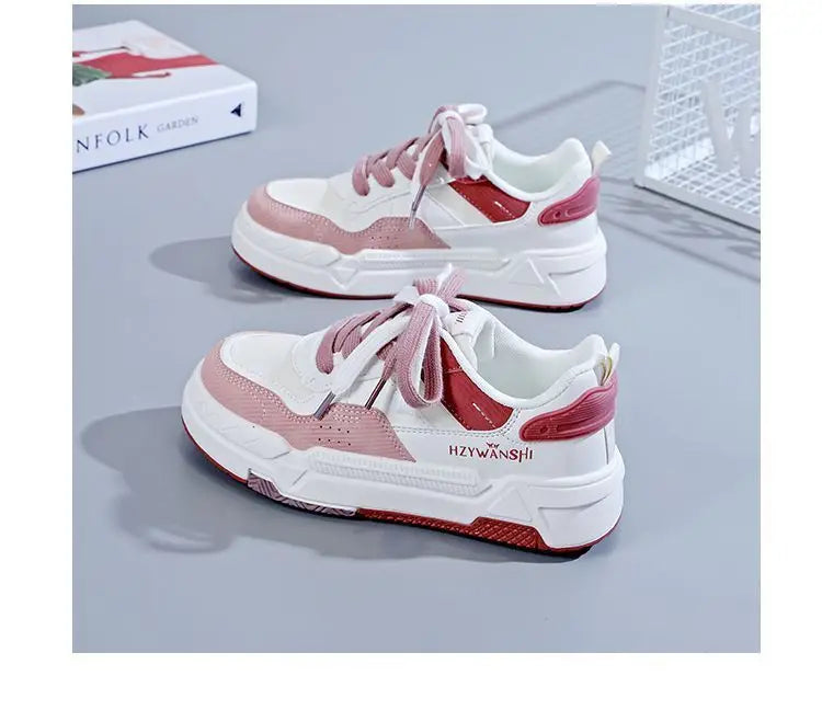 Sneakers Chunky Blancos High Top Mujer 2024 - Zapatillas Plataforma Luxury Designer