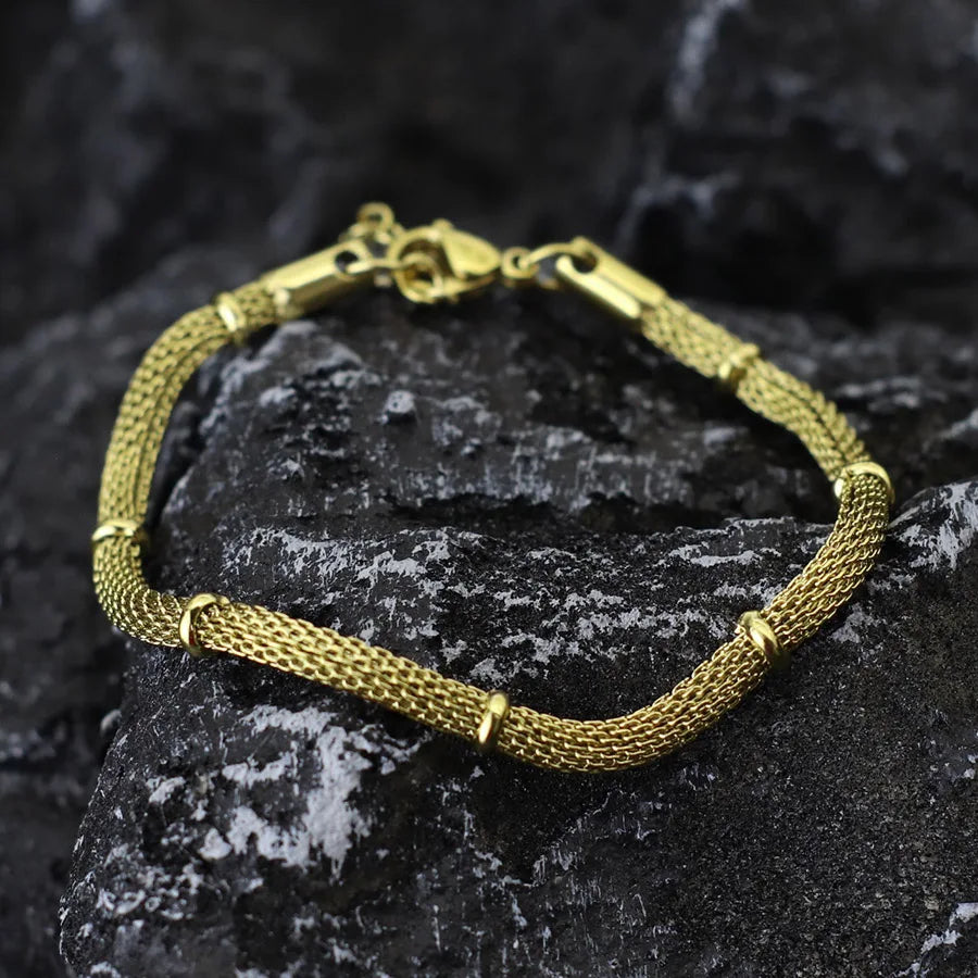 Pulsera Acero Inoxidable Hombre Ajustable - Hipoalergénica