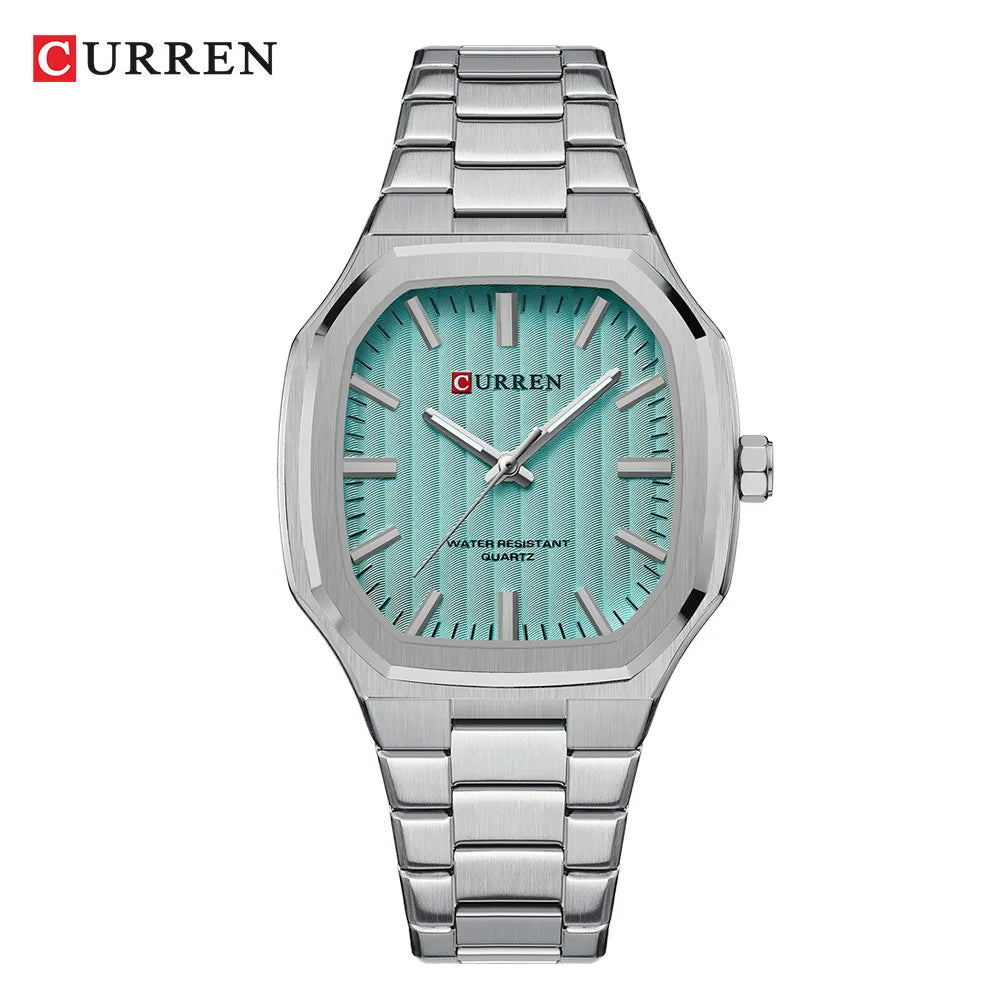 Reloj CURREN 8458 para Hombre - Cuarzo Business Resistente al Agua con Correa de Acero