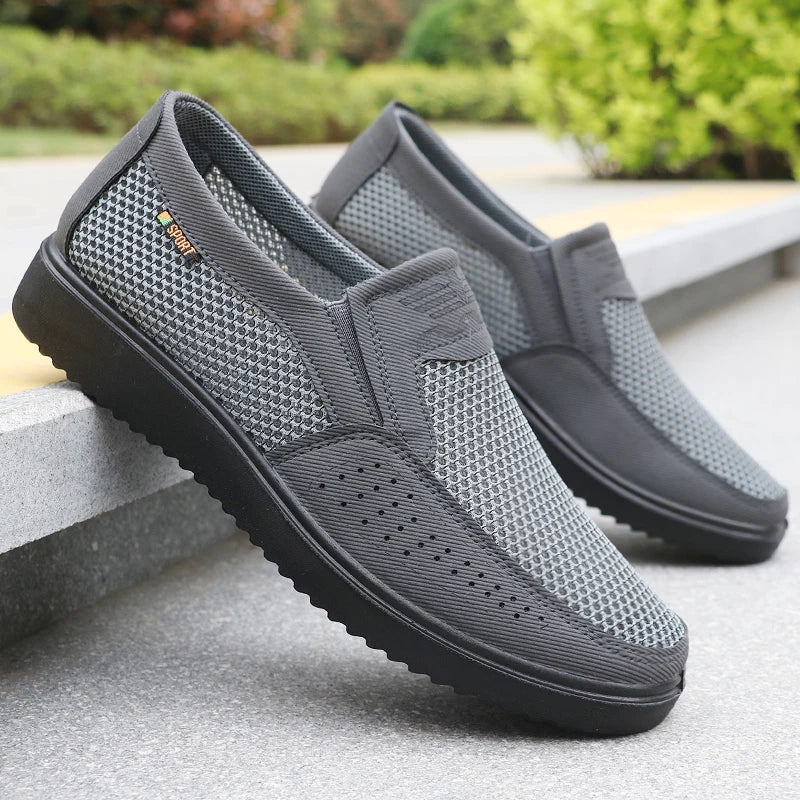 Zapatos Hombre Slip-On Transpirables - Casual Ligeros Walking Outdoor Pesca Parque Ejercicio