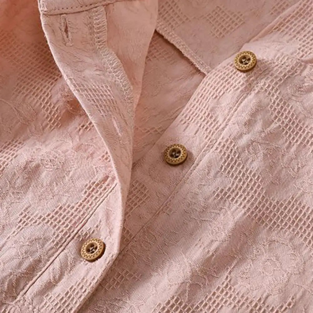 Blusa Algodón Lino Mujer Capucha - Camisa Manga Corta Verano