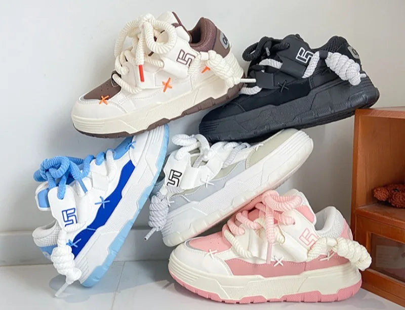 Sneakers Chunky Unisex Suela Gruesa - Zapatillas Casual Versátiles Hombre Mujer