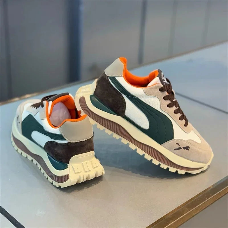 Zapatillas Deportivas Hombre Plataforma - Sneakers Casual Antideslizantes