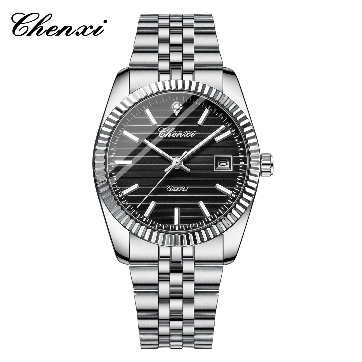Reloj CHENXI 004D Hombre - Cuarzo Resistente al Agua con Calendario Luminoso