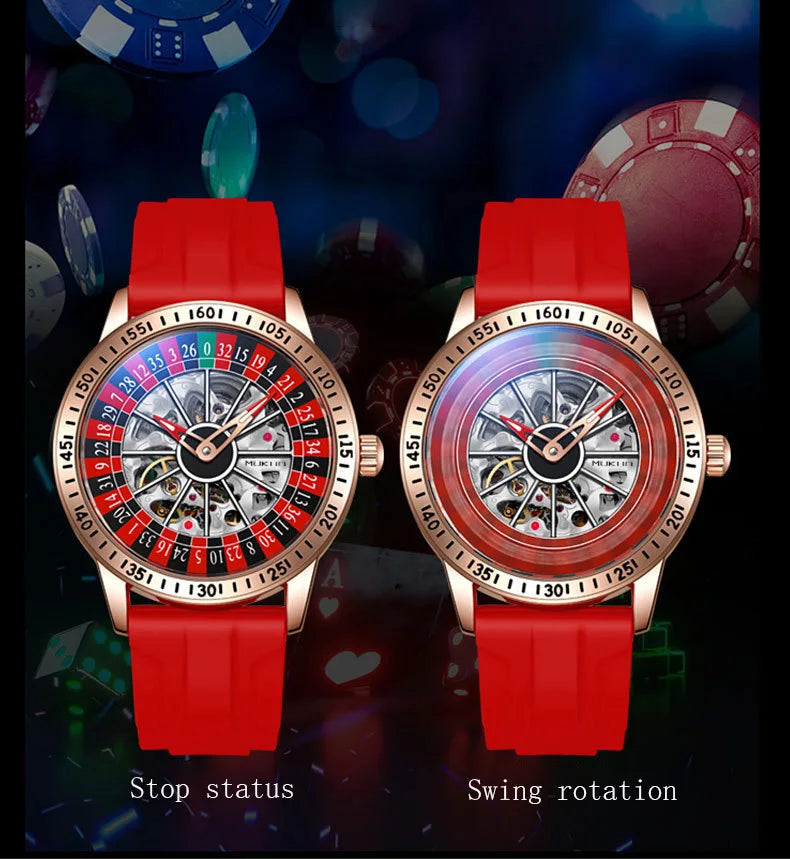 Reloj Hombre Mecánico Automático Luxury - Reloj Pulsera Impermeable Luminoso