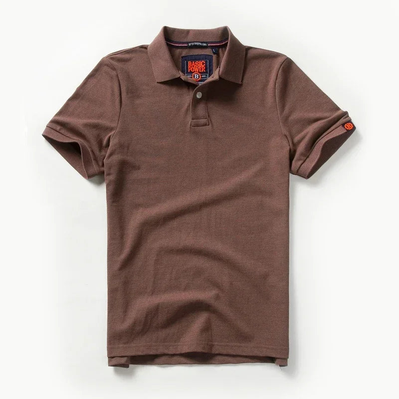 Polo Hombre Golf Algodón Otoño 2023 - Manga Corta Casual Simple Camisas