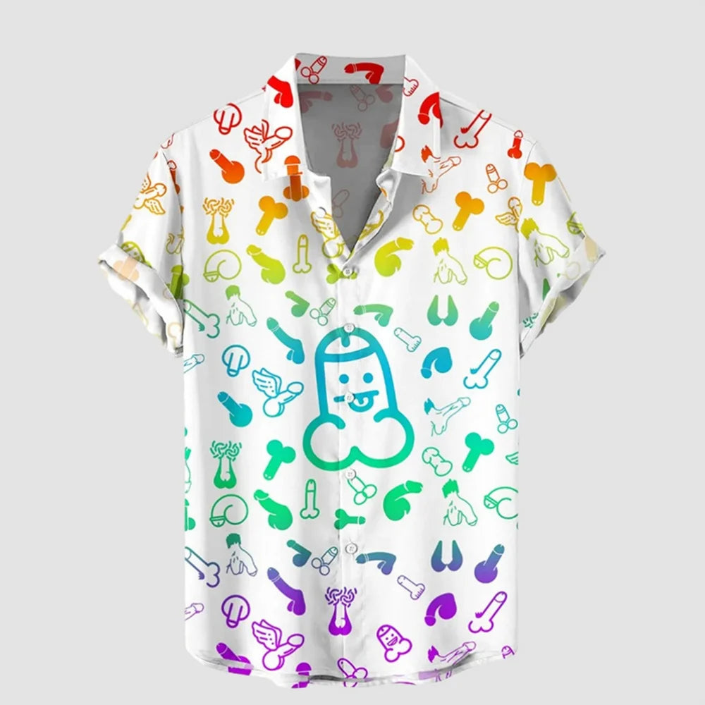 Camisa Hawaiana Hombre Verano - Manga Corta Casual Fashion Suelta Transpirable