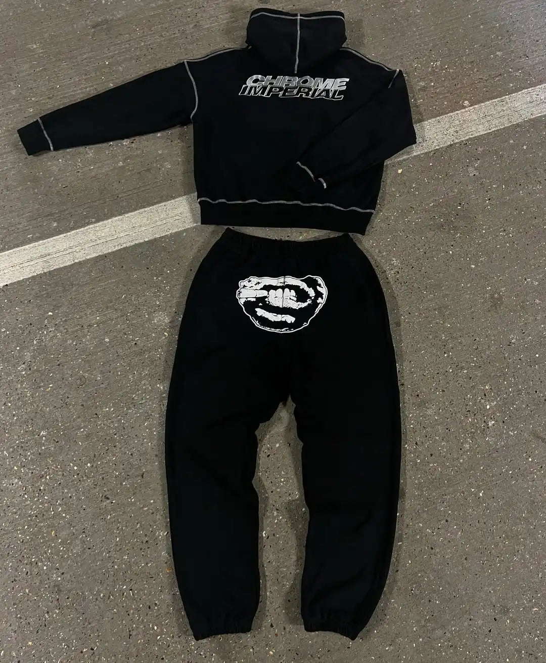 Conjunto Ropa Hombre Hip-Hop Y2K - Streetwear Punk Harajuku