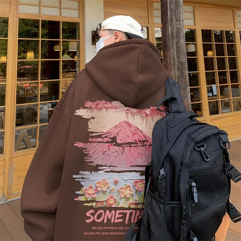 Sudadera Hombre Oversized Blanca 5XL - Hoodie Plain Casual