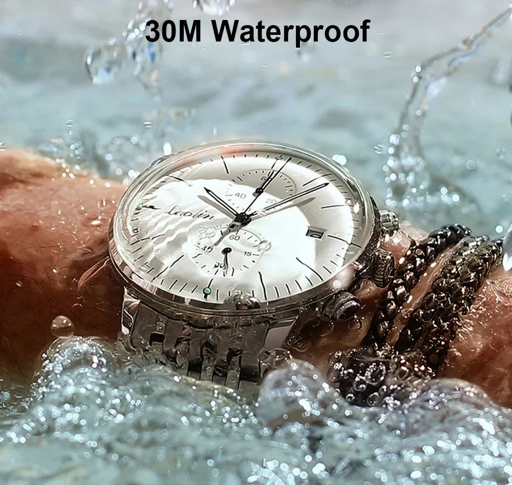 Reloj Mecánico Automático Business 2023 - Acero Inoxidable Luminoso Diseñador