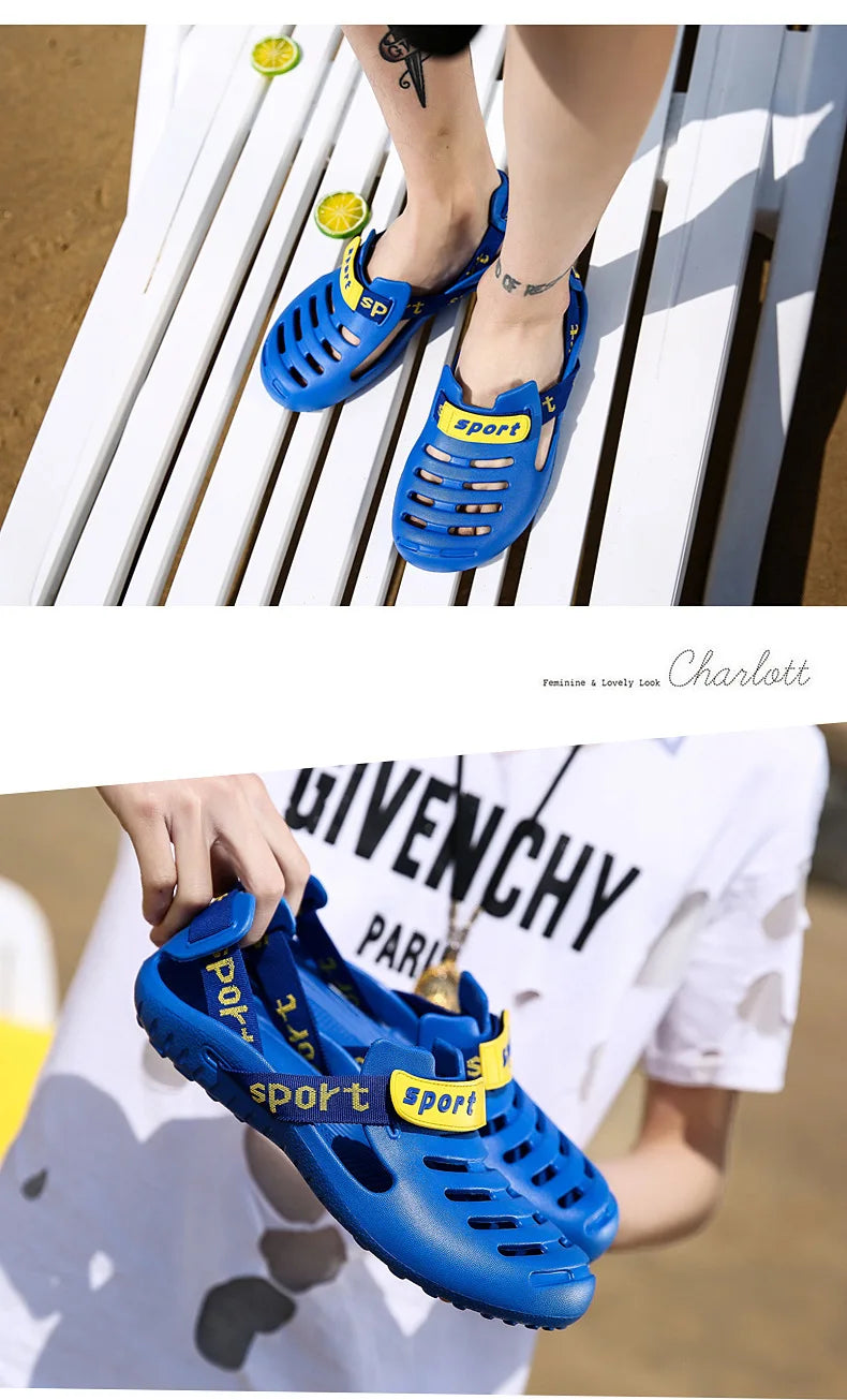 Sandalias Hombre Verano - Chanclas Playa Outdoor Antideslizantes Casual