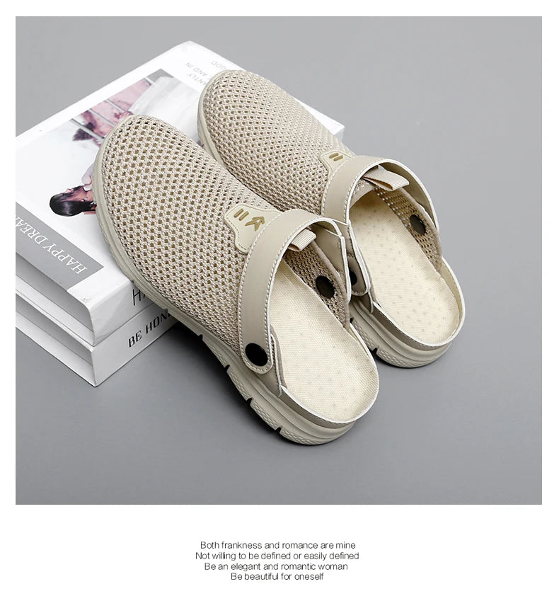 Sandalias Playa Mujer Transpirables - Zuecos Jardín Aqua Trekking Talla Grande