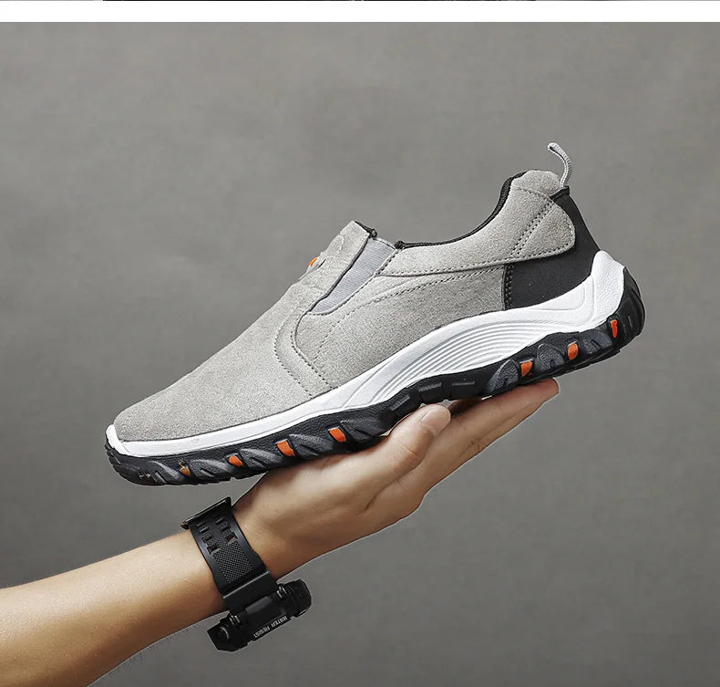 Zapatos Hombre Cómodos Casual - Walking Sneakers Slip-On Loafers Ligeros Mocasines