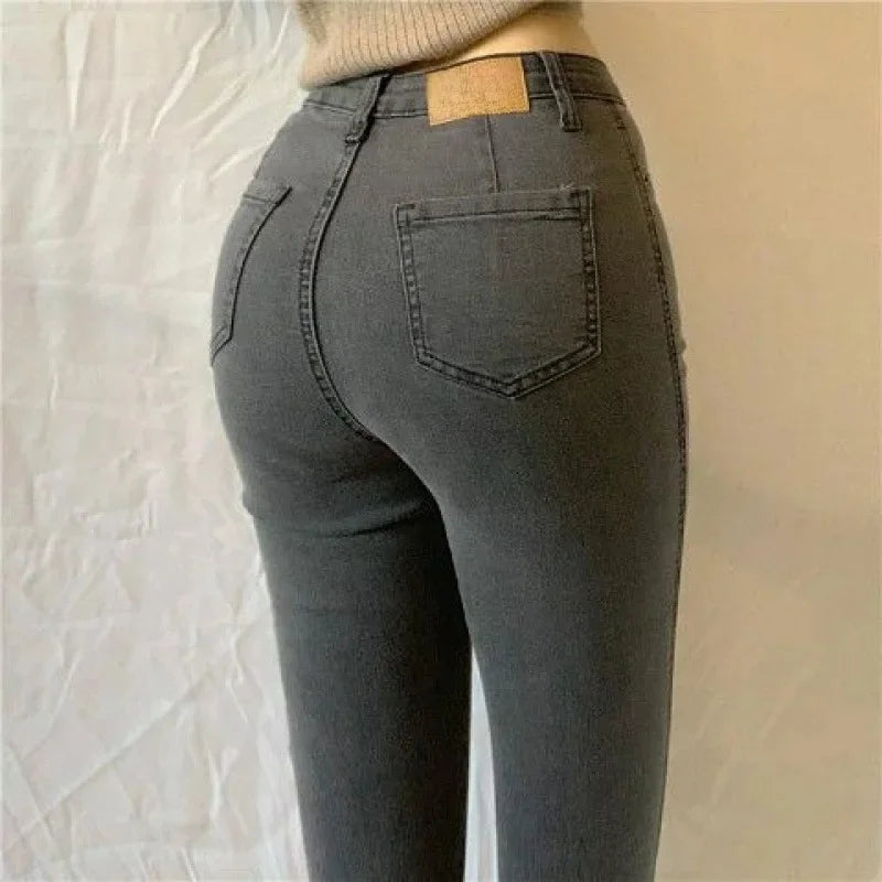 Vaqueros Mujer Push Up Tallas Grandes - Jeans Cintura Alta Ajustados