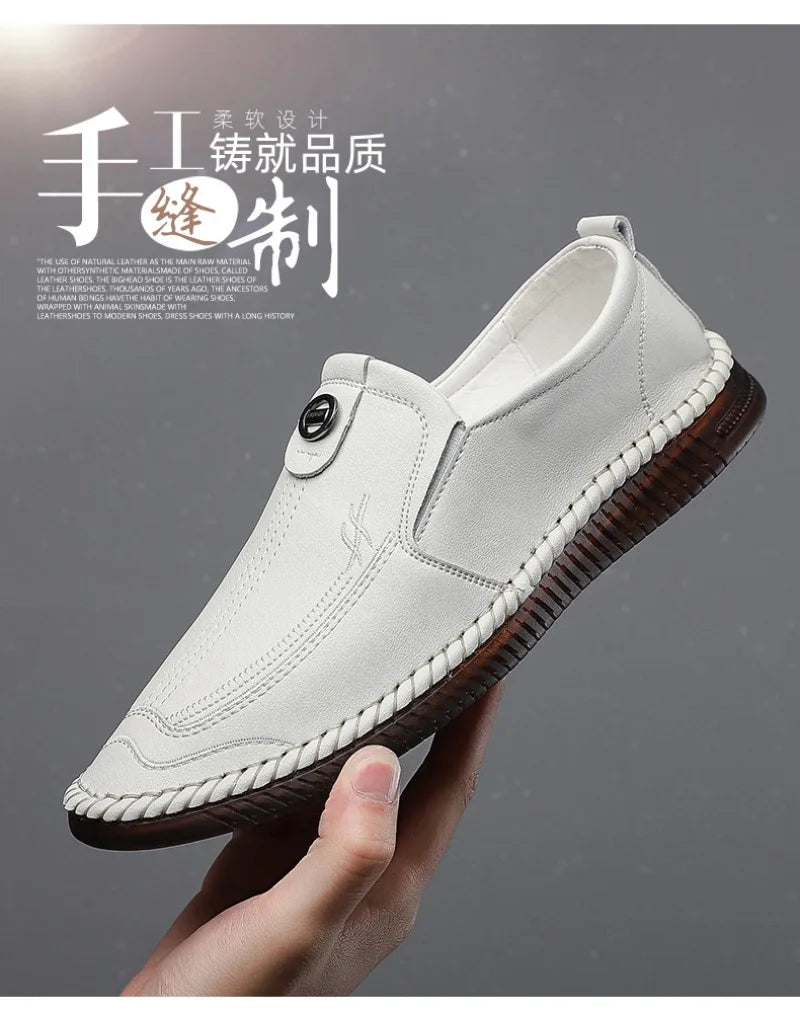 Zapatos Hombre Business Cuero - Vestir Clásicos Fashion Artesanales Conducción Loafers Mocasines