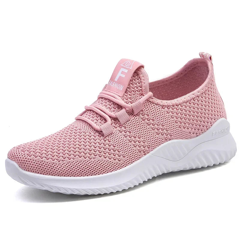 Sneakers Plataforma Mujer Verano - Zapatillas Transpirables Versátiles Cordones