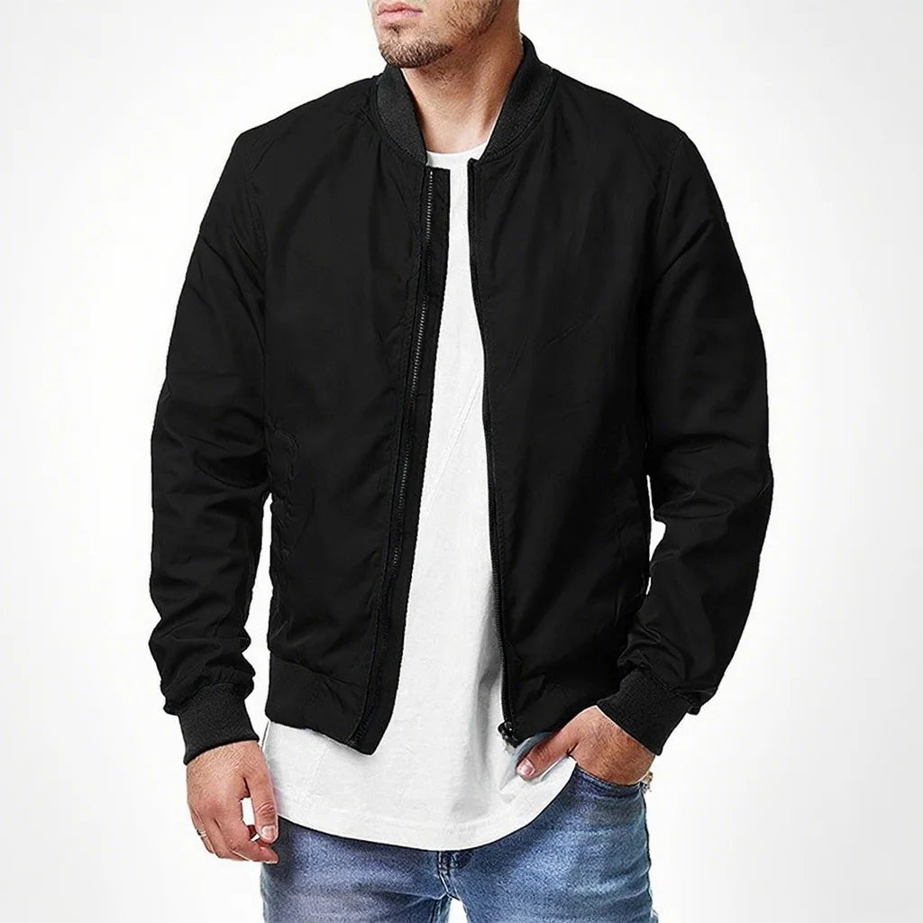 Chaqueta Bomber Militar Hombre 2025 - Jacket Casual Cortavientos Slim