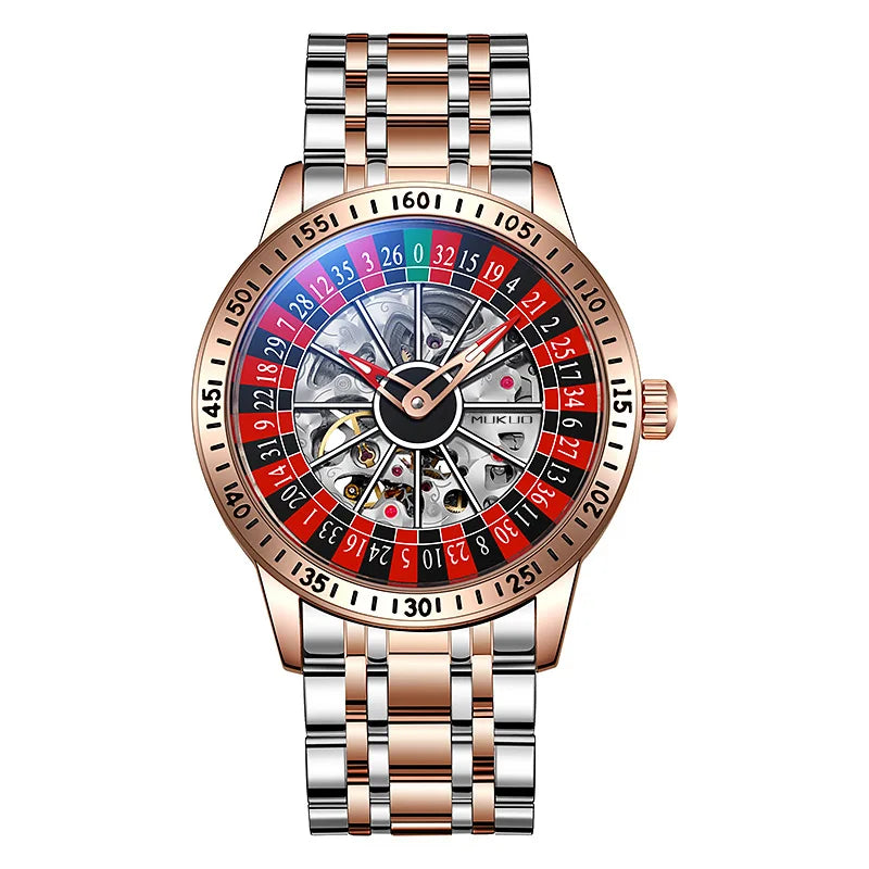 Reloj Hombre Mecánico Automático Luxury - Reloj Pulsera Impermeable Luminoso