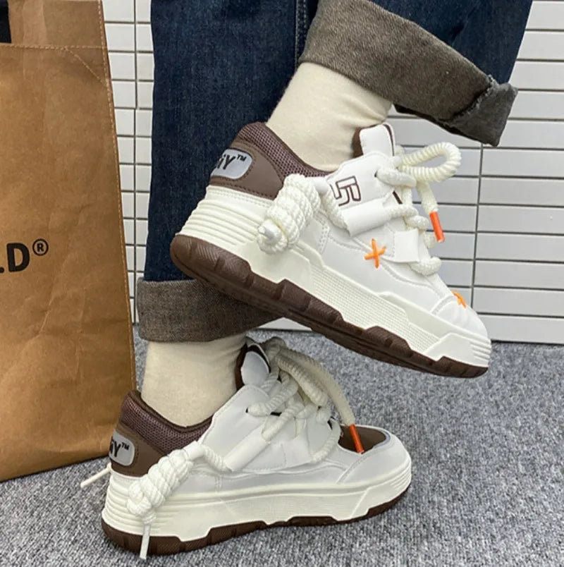 Sneakers Chunky Unisex Suela Gruesa - Zapatillas Casual Versátiles Hombre Mujer