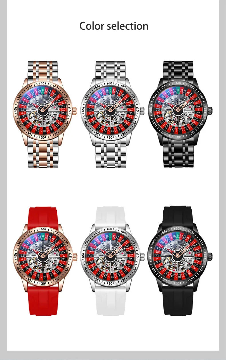 Reloj Hombre Mecánico Automático Luxury - Reloj Pulsera Impermeable Luminoso