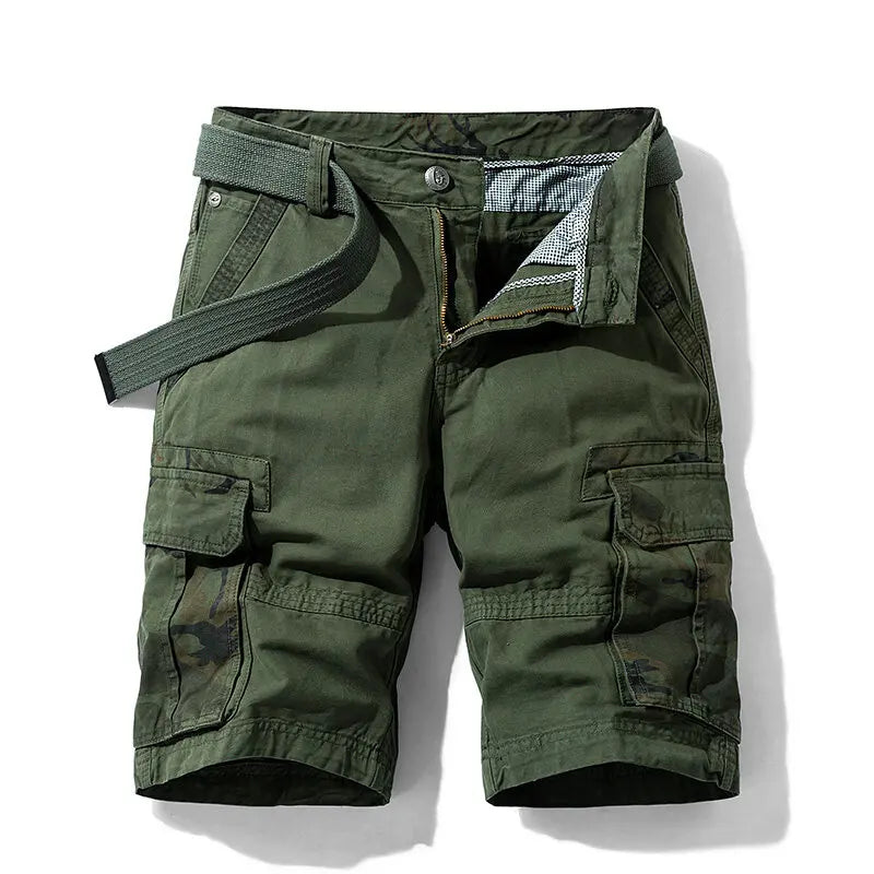 Shorts Trabajo Hombre Outdoor - Pantalones Casuales Senderismo Verano 2025