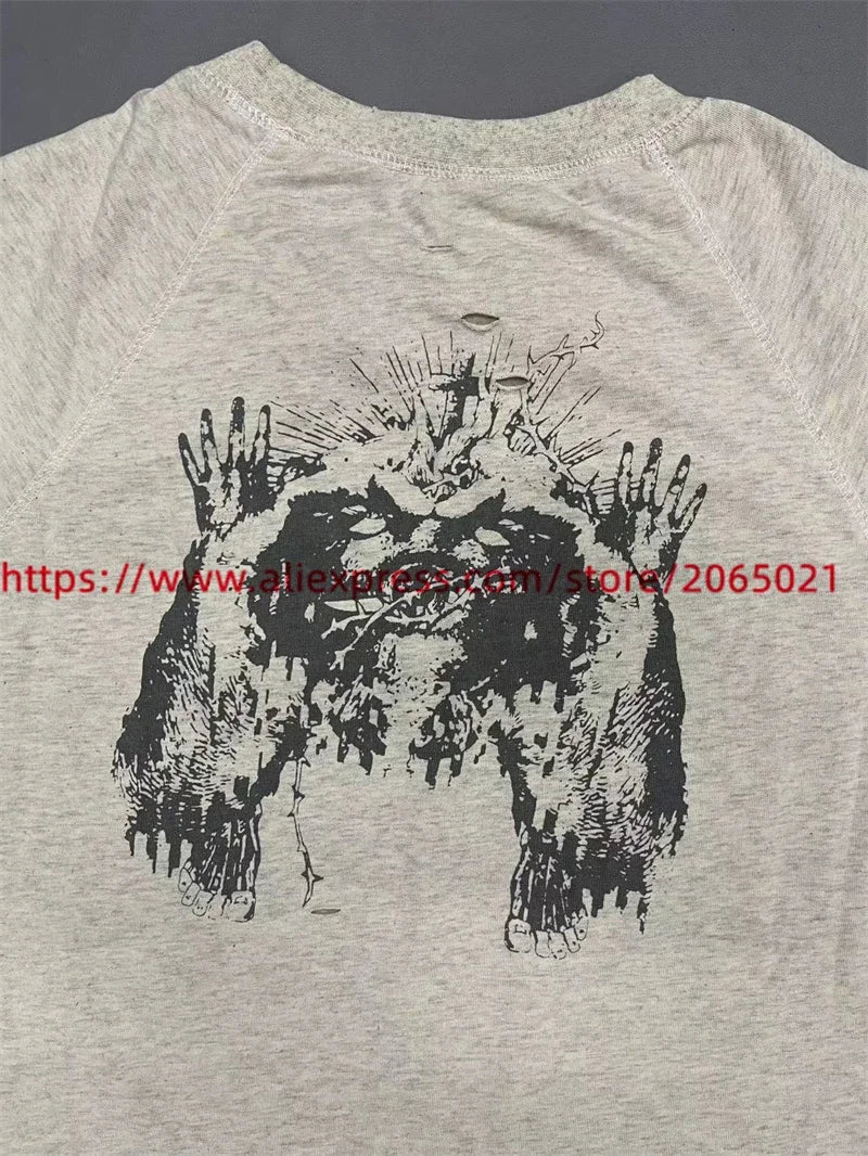 Camiseta Graffiti Saint Retro - Hombre Mujer Vintage Washed