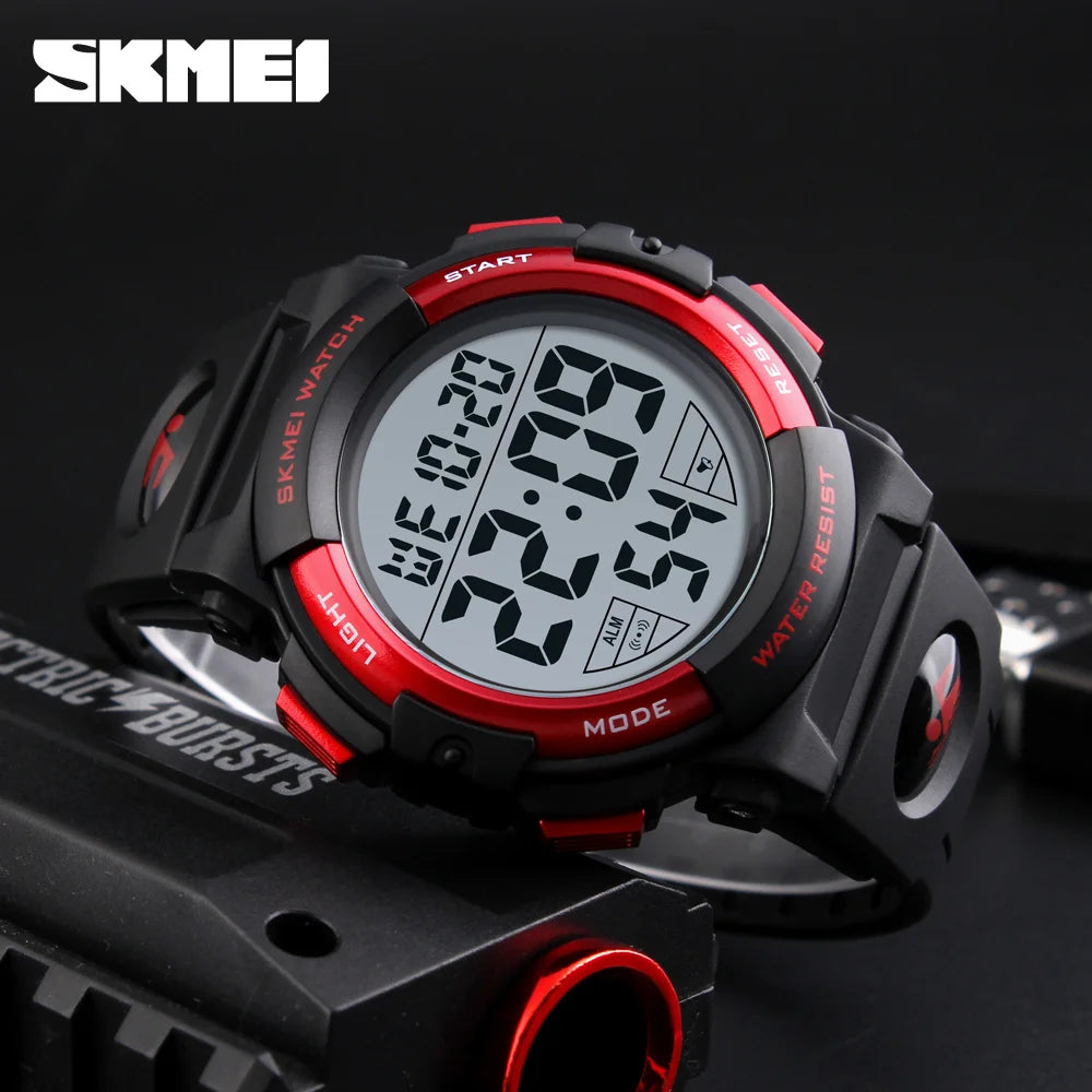 Reloj Deportivo Hombre SKMEI 1258 Digital - Multifunción Militar 5ATM Resistente al Agua Outdoor