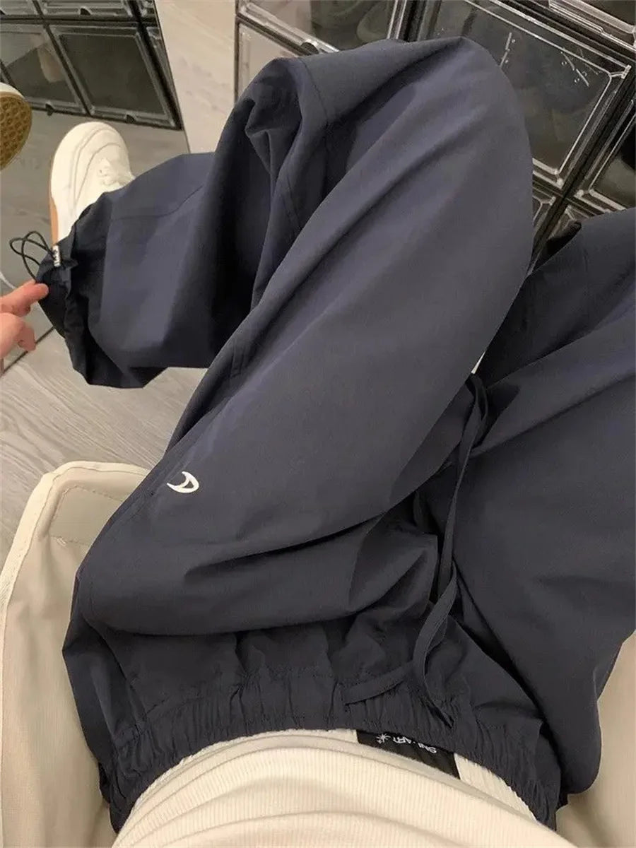 Pantalón Cargo Mujer Verano - Pantalón Y2K Baggy Hip Hop 2025