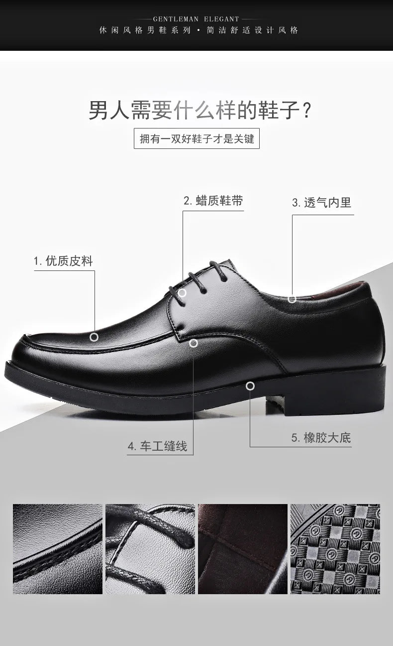 Zapatos Vestir Hombre Cuero Italiano - Elegantes Business Casual Lujo Formales