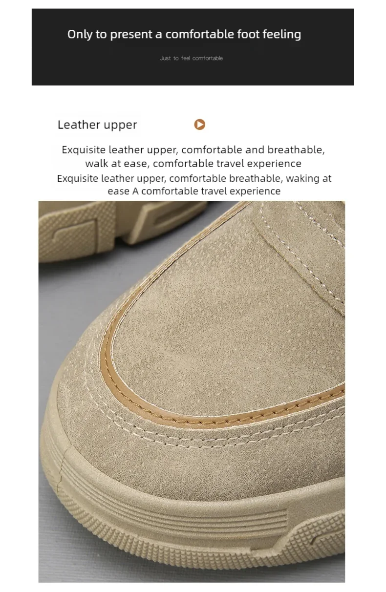 Botas Hombre Casual Suela Suave - Antideslizantes 4 Estaciones Trabajo Outdoor Estudiante Deportivas Fashion Youth Versátiles Trendy