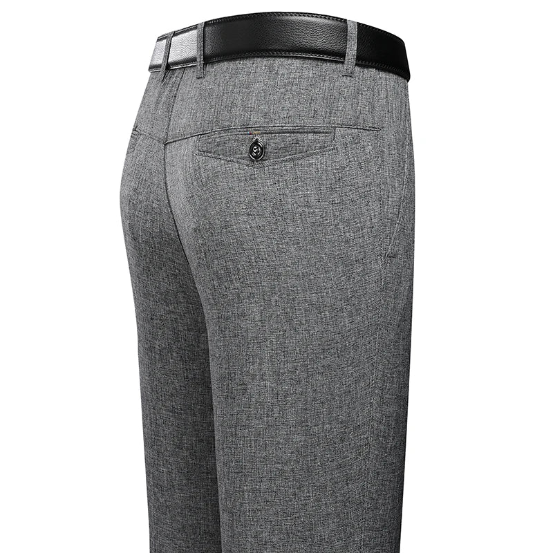 Pantalones Hombre Business Casual - Vestir Rectos Primavera Otoño Formales Sueltos