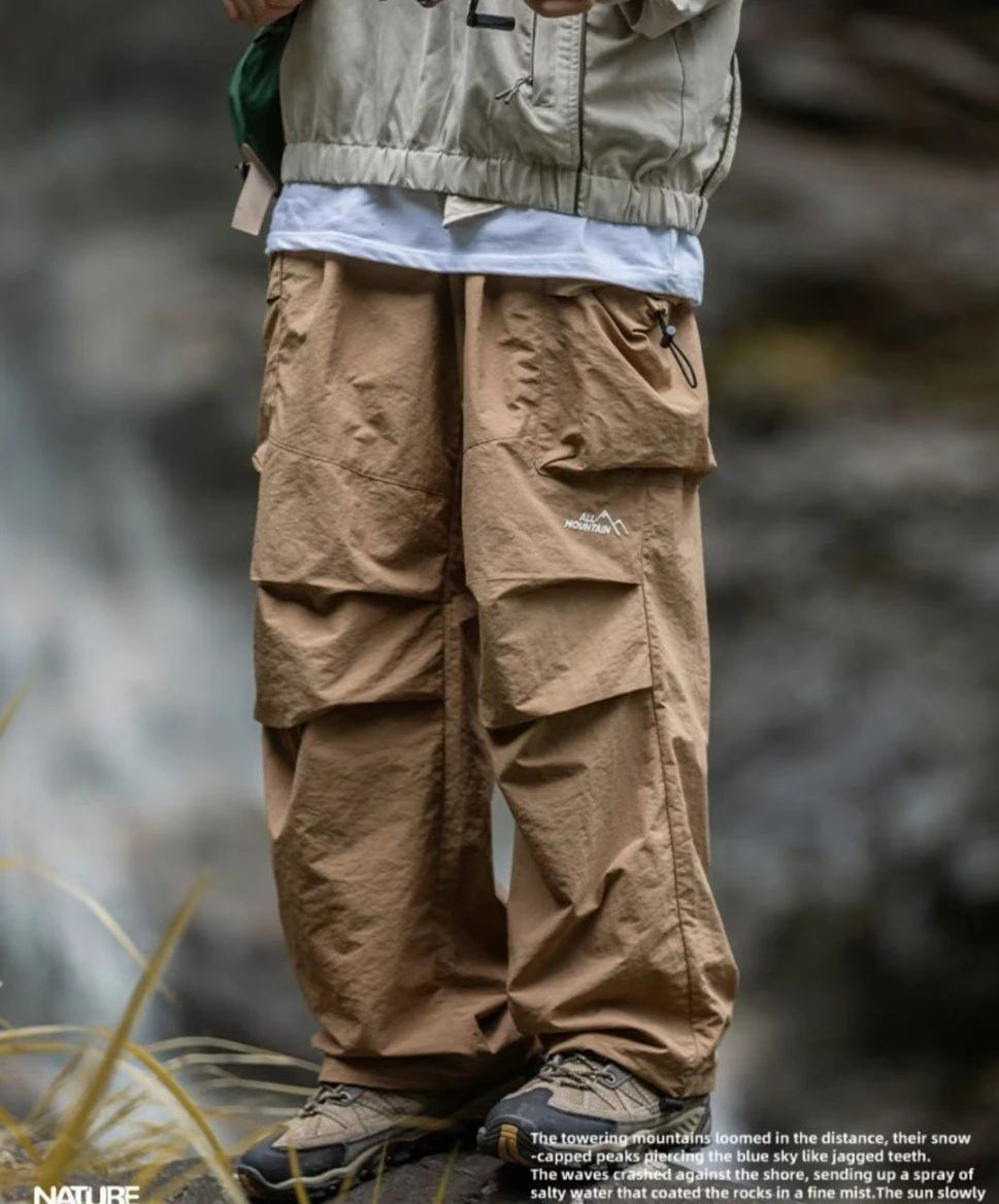 Pantalón Cargo Hombre Verano - Pantalón Paracaidista Outdoor Hiking