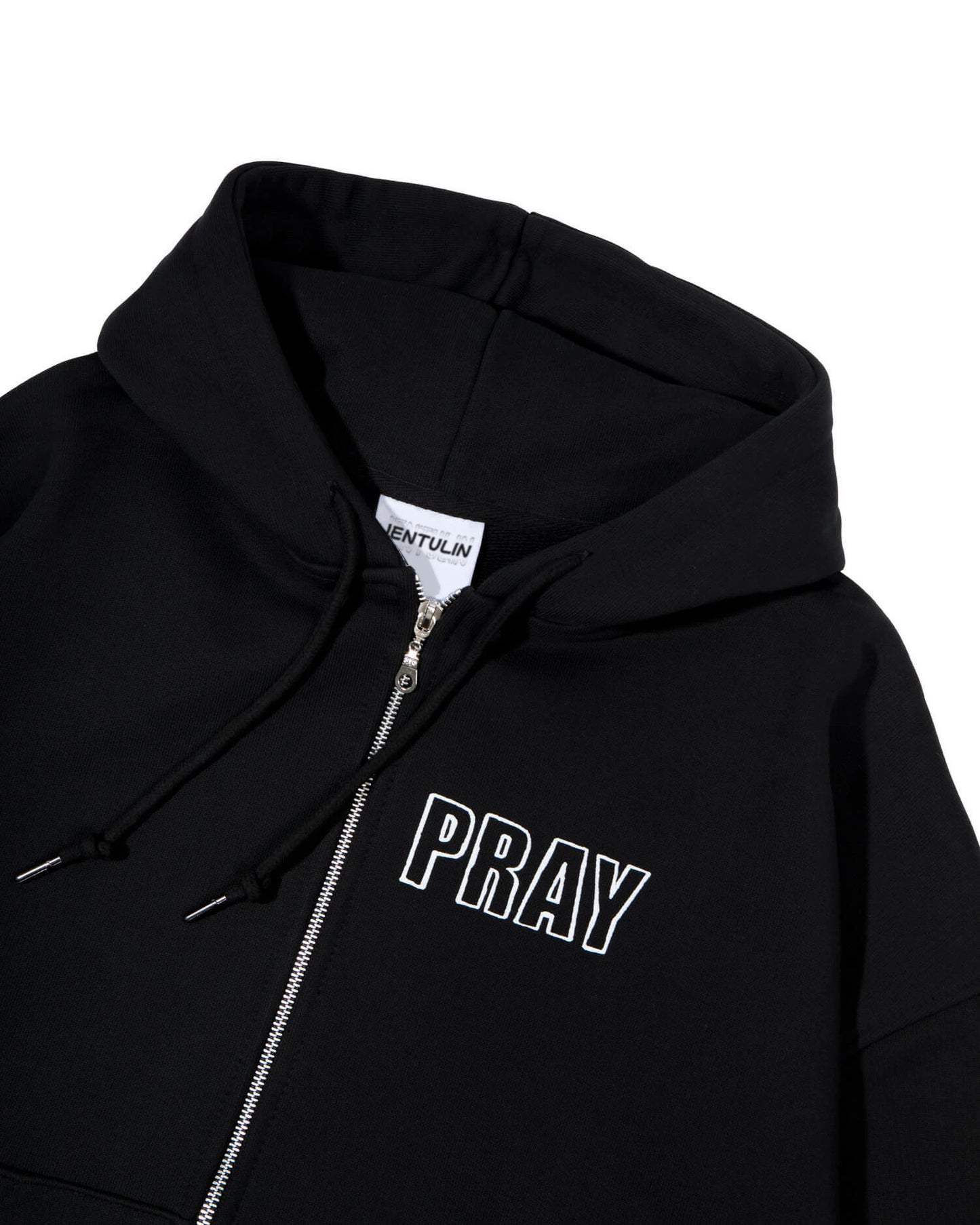 Sudadera Zip Up Hip Hop Unisex - Hoodie Pray Graphic Oversized Y2K