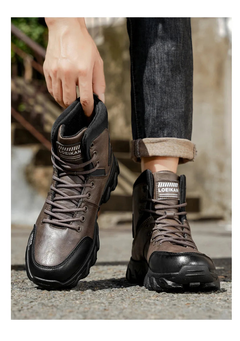 Botas Hombre Montañismo Deportivas - Casual Outdoor Senderismo Trendy Fashion Street Versátiles