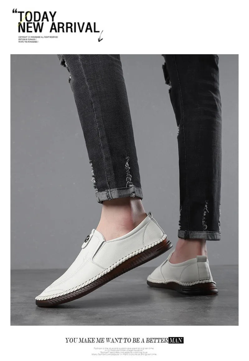 Zapatos Hombre Business Cuero - Vestir Clásicos Fashion Artesanales Conducción Loafers Mocasines