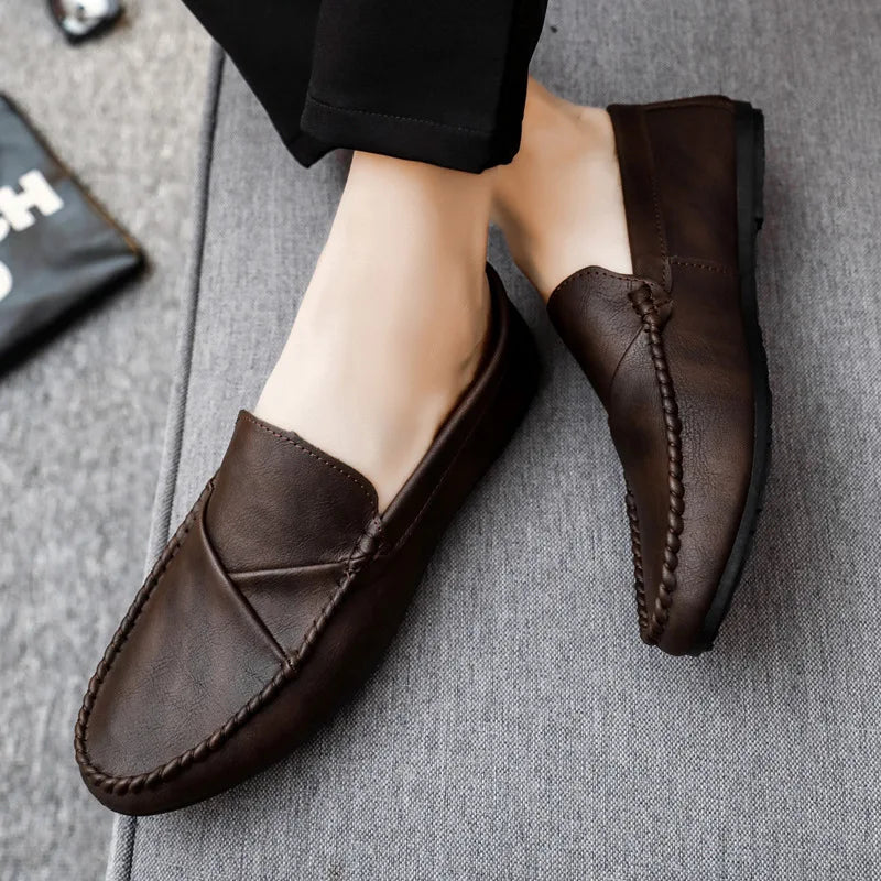 Mocasines Hombre Loafers Artesanales - Casual Cómodos Conducción Sneakers Designer 2023