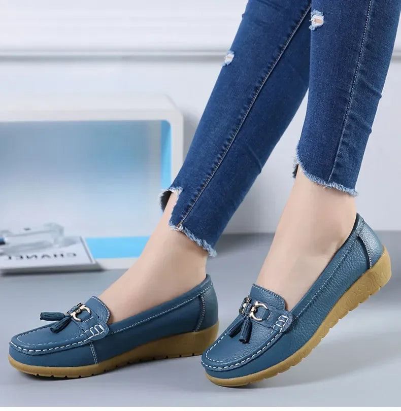Zapatos Slip-On Mujer Ballet Flats - Moccasins Casual Planos Cómodos