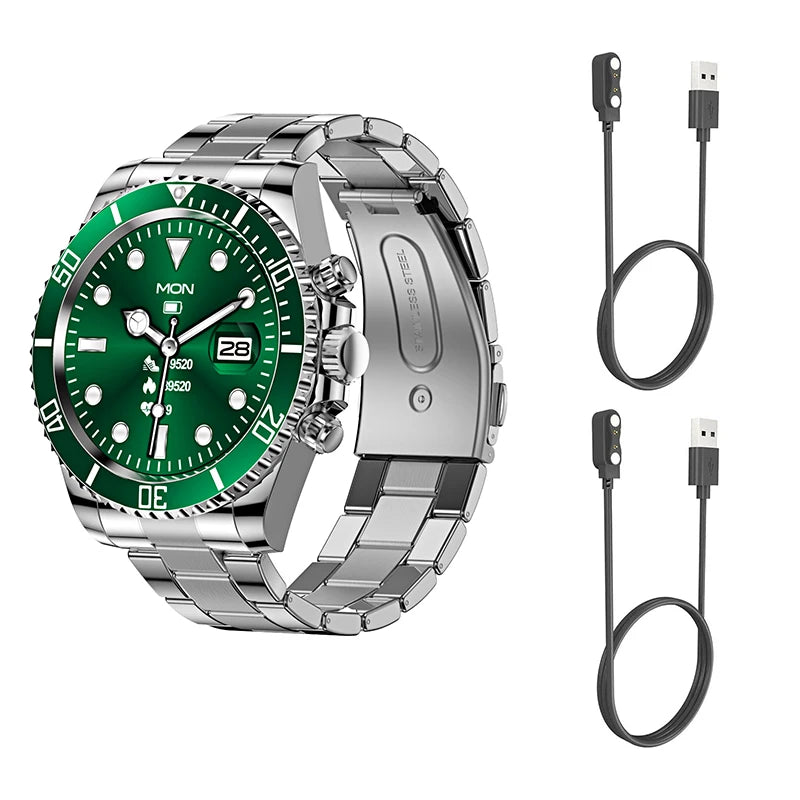 Smartwatch AW12 Luxury 2024 - Acero High-End Android iOS Réplica Military