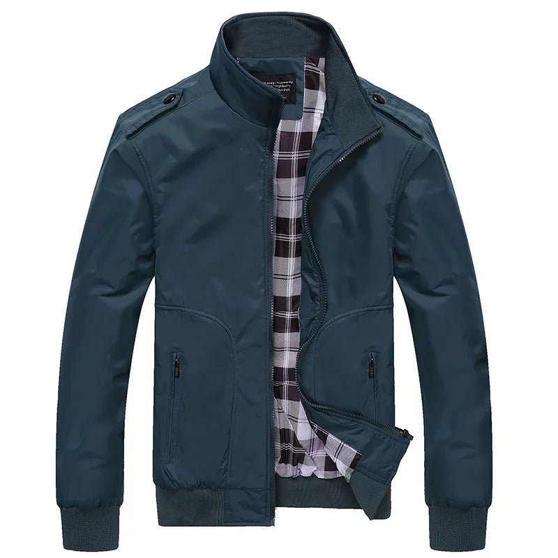 Chaqueta Bomber Hombre Impermeable - Jacket Militar Cortavientos