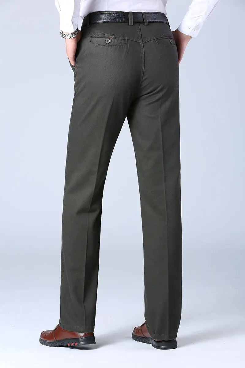 Pantalones Hombre Business Casual - Vestir Rectos Primavera Otoño Formales Sueltos