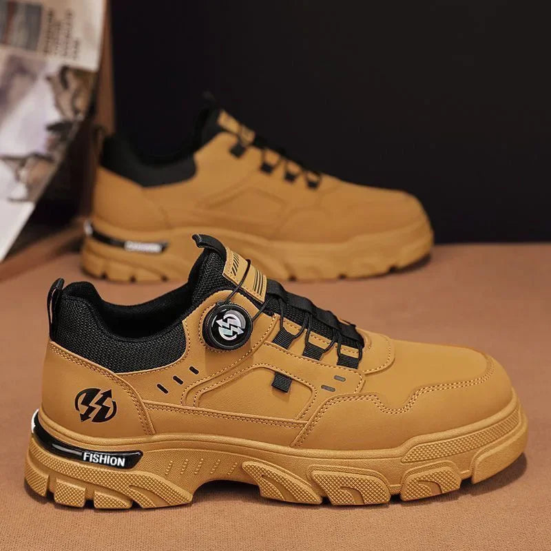 Botas Hombre High-Top Montañismo - Outdoor Antideslizantes Casual Viaje Fashion Versátiles Cómodas Senderismo