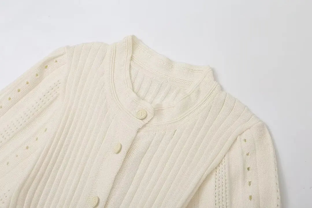 Vestido Punto Mujer Elegante - Vestido Largo Primavera 2025