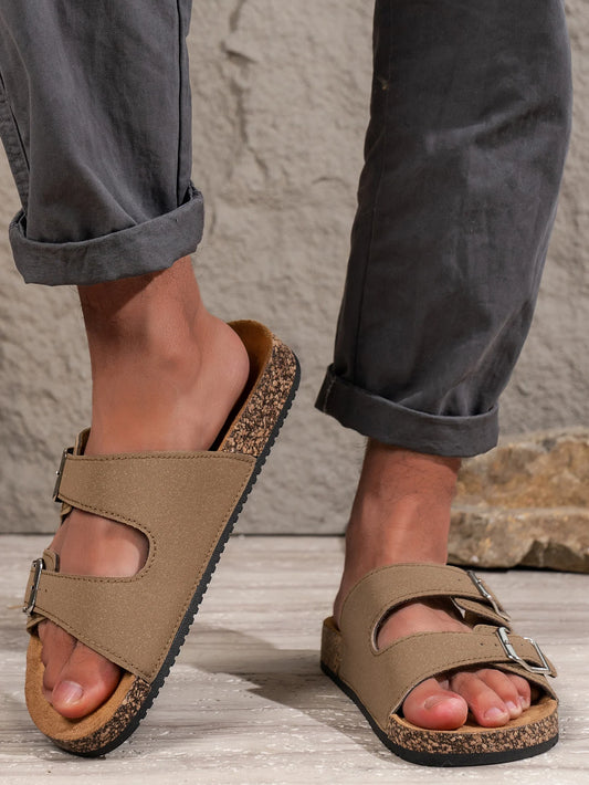 Pantuflas Hombre Fashion Casa Outdoor - Impermeables Antideslizantes Slip-On Versátiles