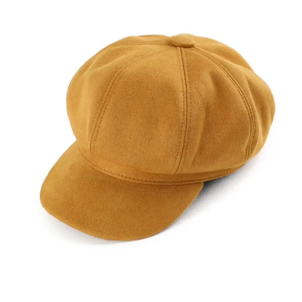 Gorra Mujer Boina Baker Cap - Sombrero Casual Ajustable Newsboy