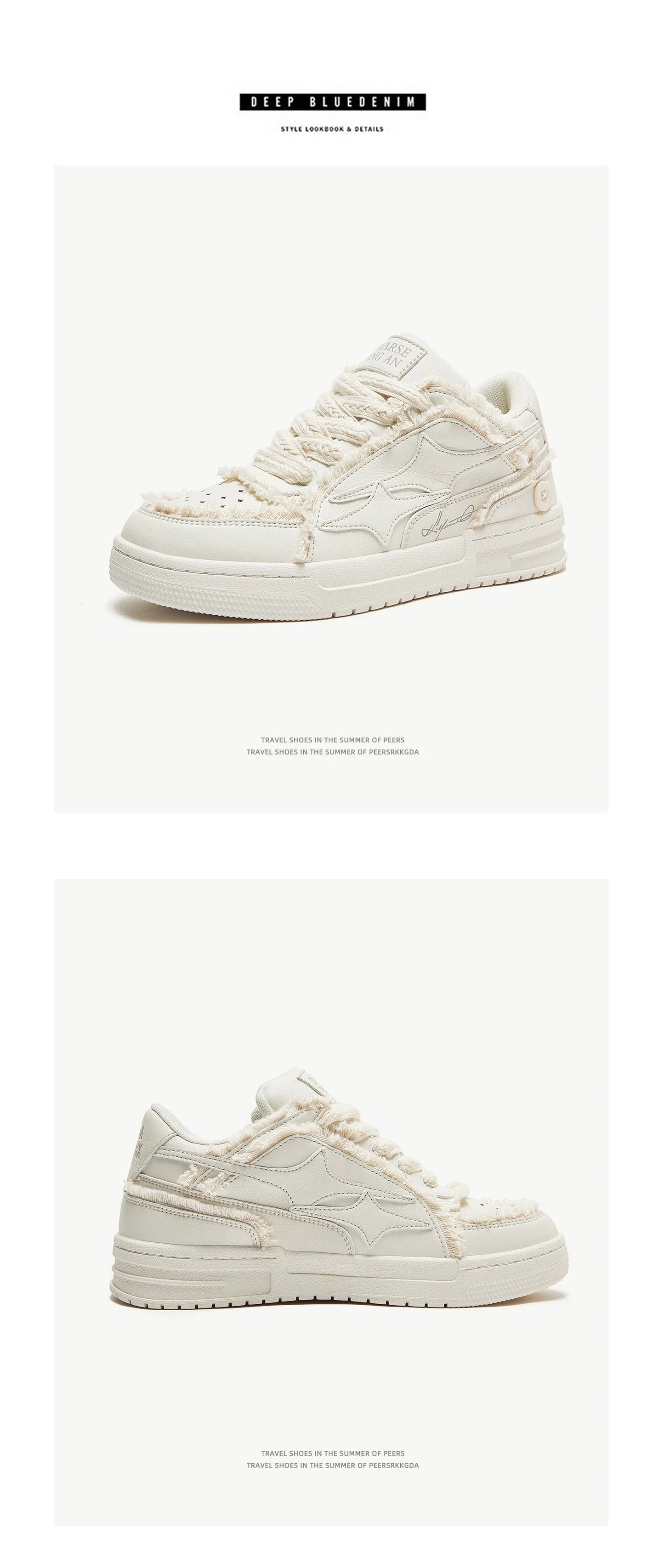 Sneakers Unisex Tennis Retro - Fashion Star Blancos Cuero Pareja Outdoor Sport Casual