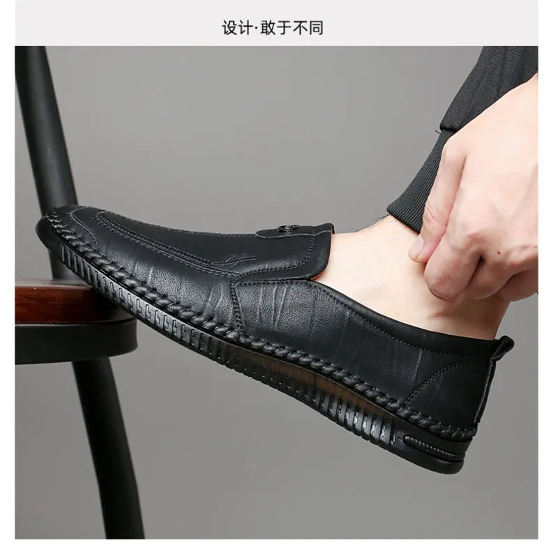 Zapatos Hombre Business Cuero - Vestir Clásicos Fashion Artesanales Conducción Loafers Mocasines