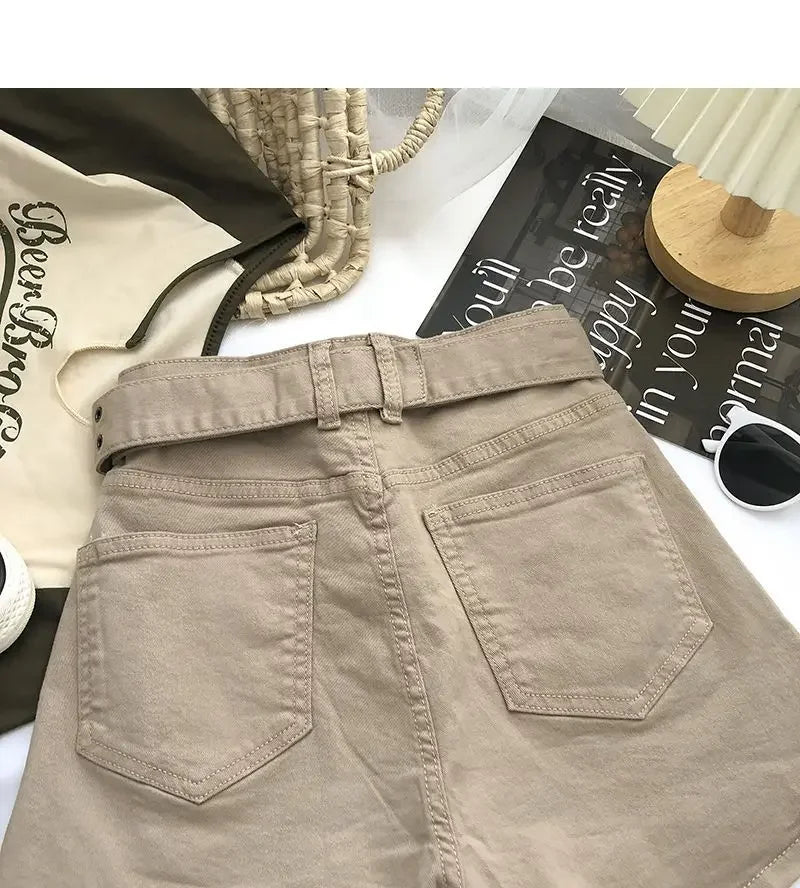 Falda Denim Mini Mujer Cargo - Falda Vaquera Bolsillos Cintura Alta 2025