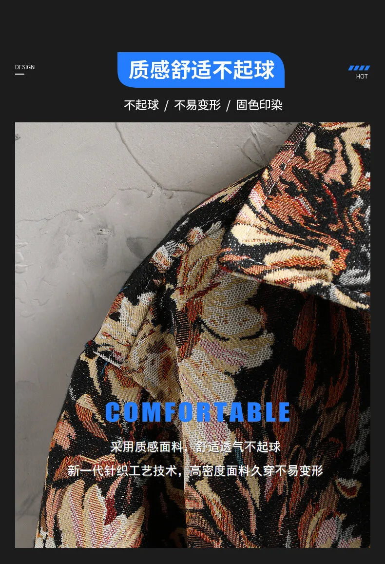 Camisa Jeans Hombre 2025 Primavera - Casual Cálida Fashion Otoño Holgada M-4XL