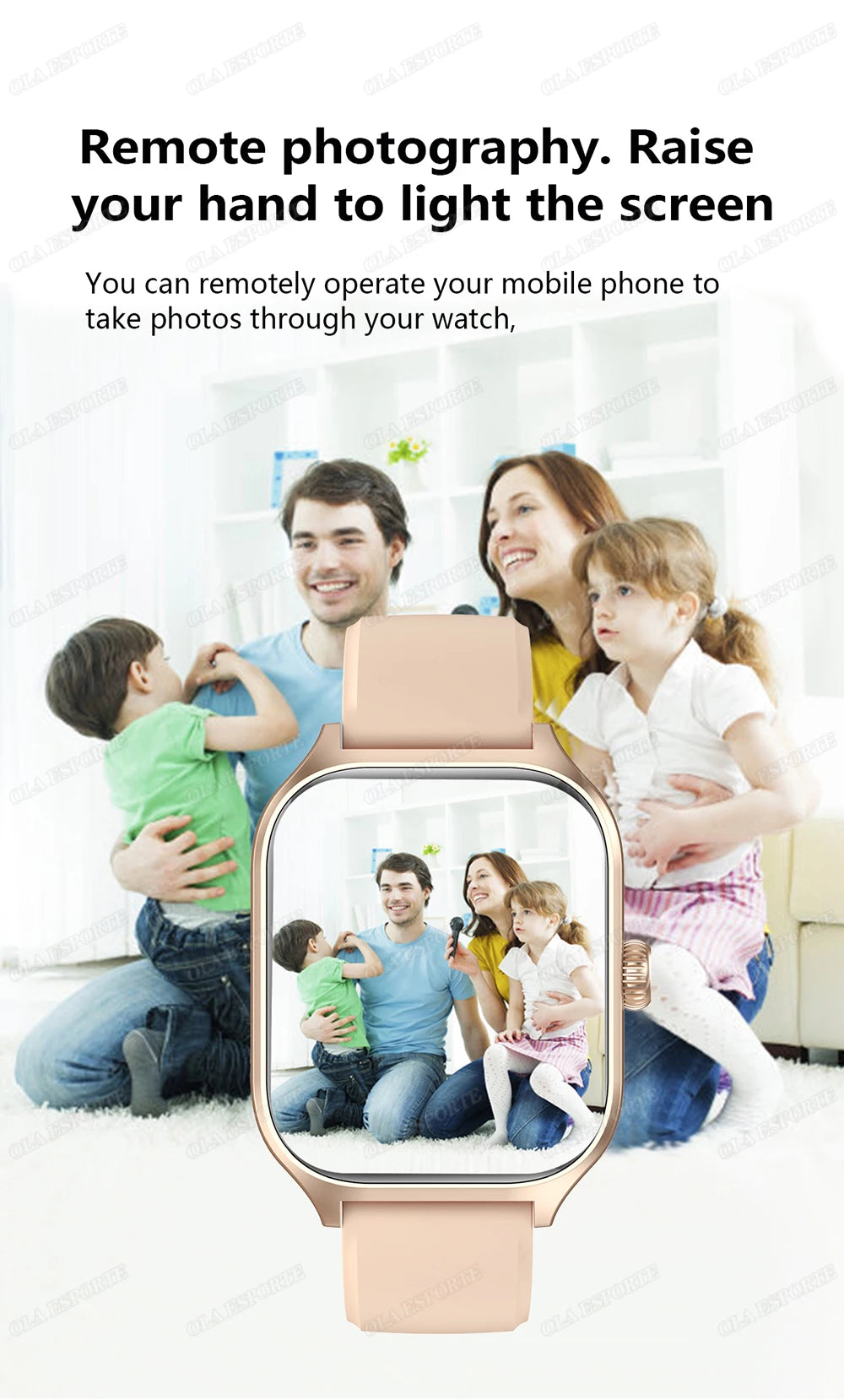 Smartwatch 2.01'' HD para Android iOS - Llamadas Bluetooth Deportivo Música