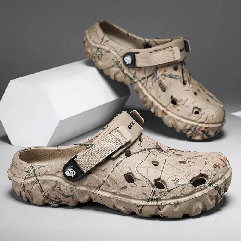 Sandalias Hombre Verano 2024 - Chanclas Casa Jardín Ligeras Antideslizantes